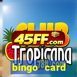 bingo card generator with pictures